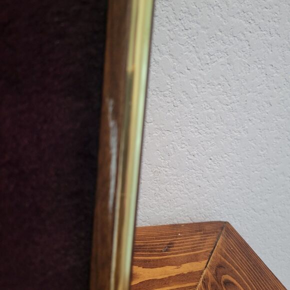 VTG MCM 3D Butterfly String Art 18.5x18.5” Copper Colored Thread Brown Velvet - Picture 12 of 14